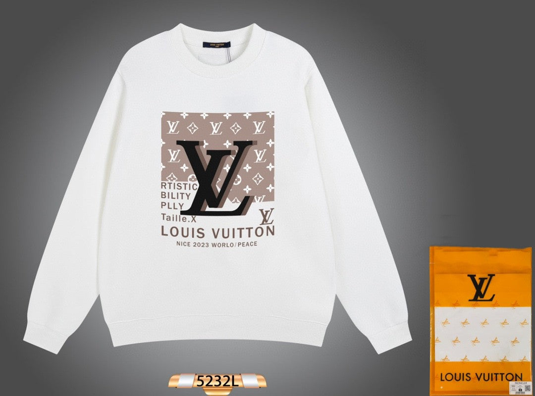 Spring and Autumn New Letter Printed Round Neck Hoodie