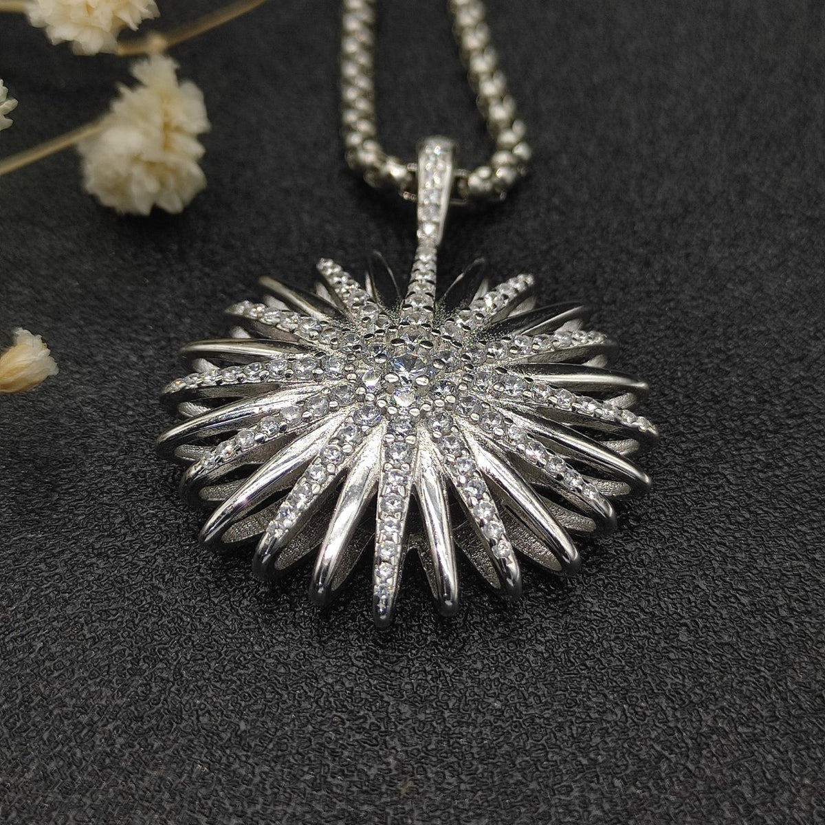 Sunflower Starry Sky Necklace
