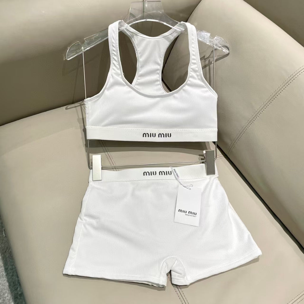 New Knitted Split Swimsuit