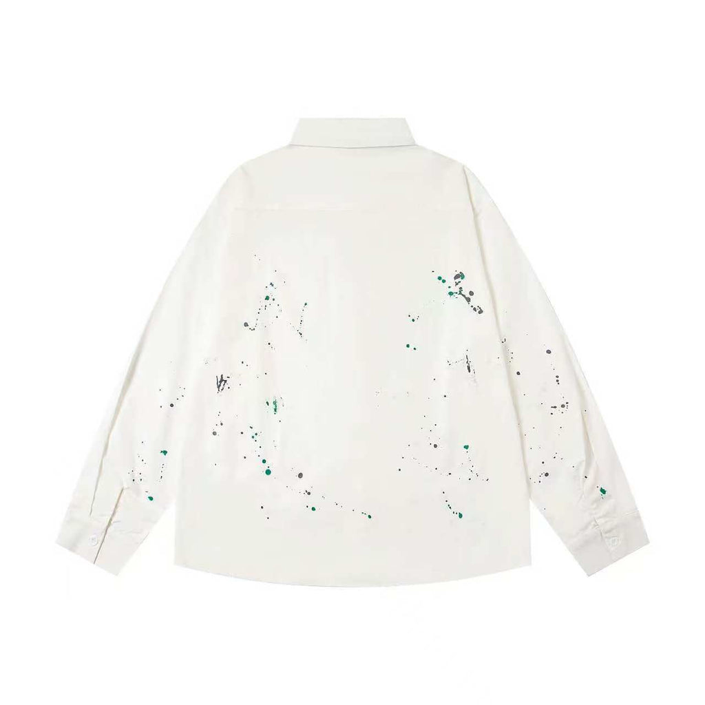 New splashed ink shirt