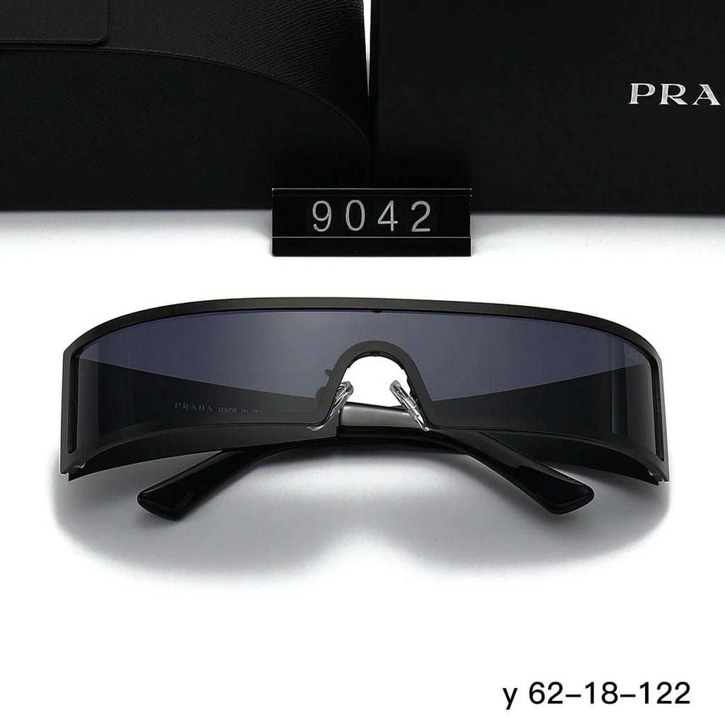 Unique One-Piece Square Sunglasses