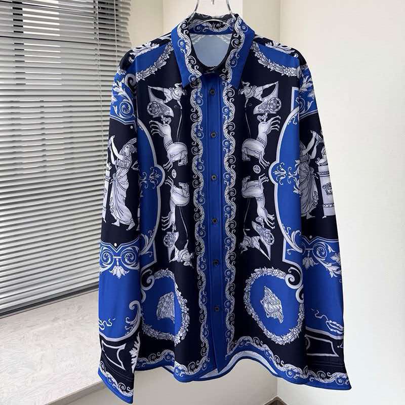Men's casual long sleeved shirt