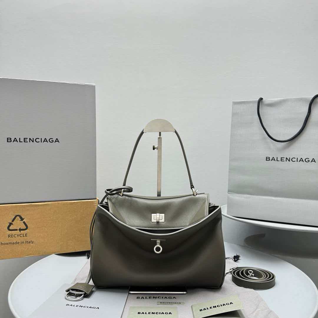 Black Silver Postman Bag
