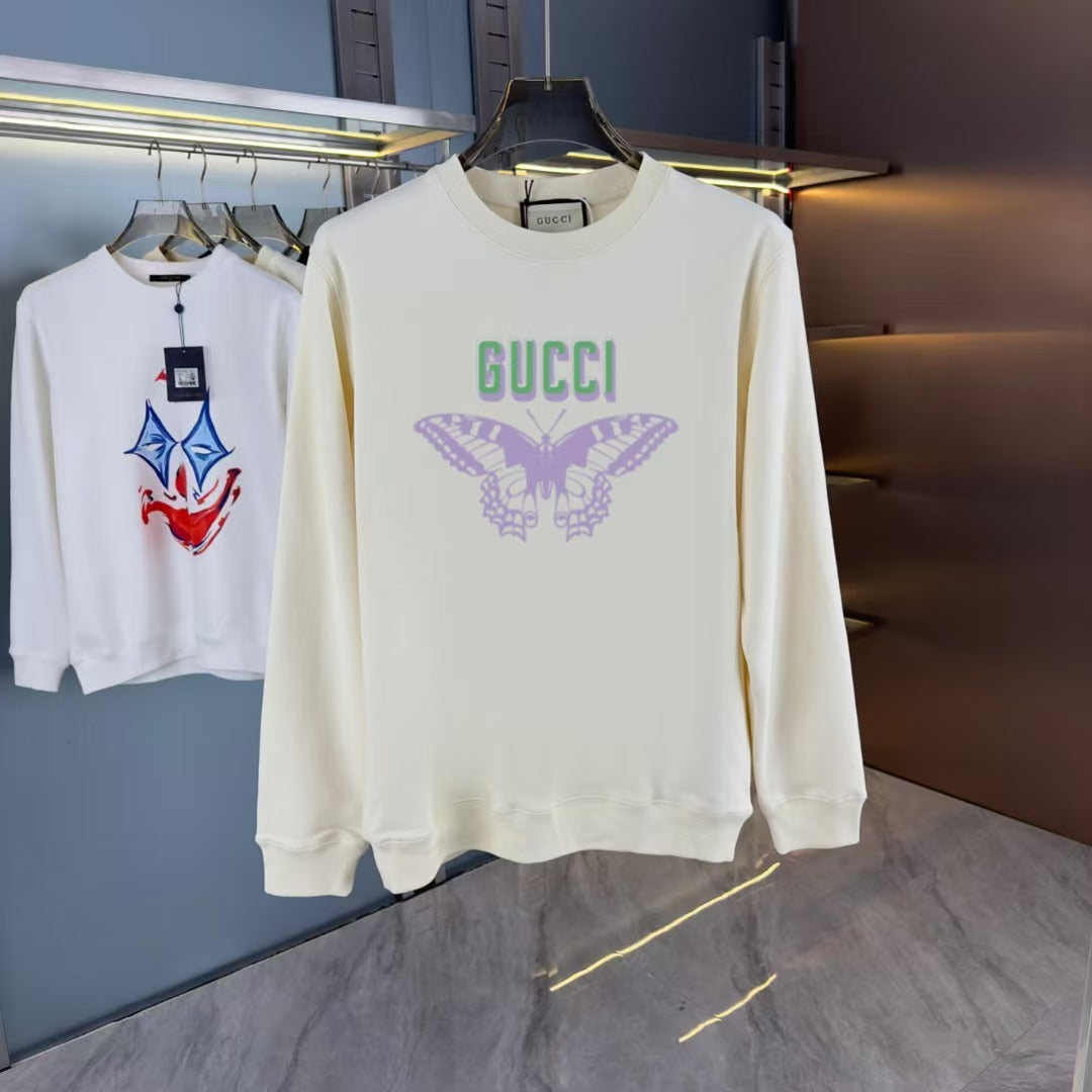 Hot selling round neck printed hoodie