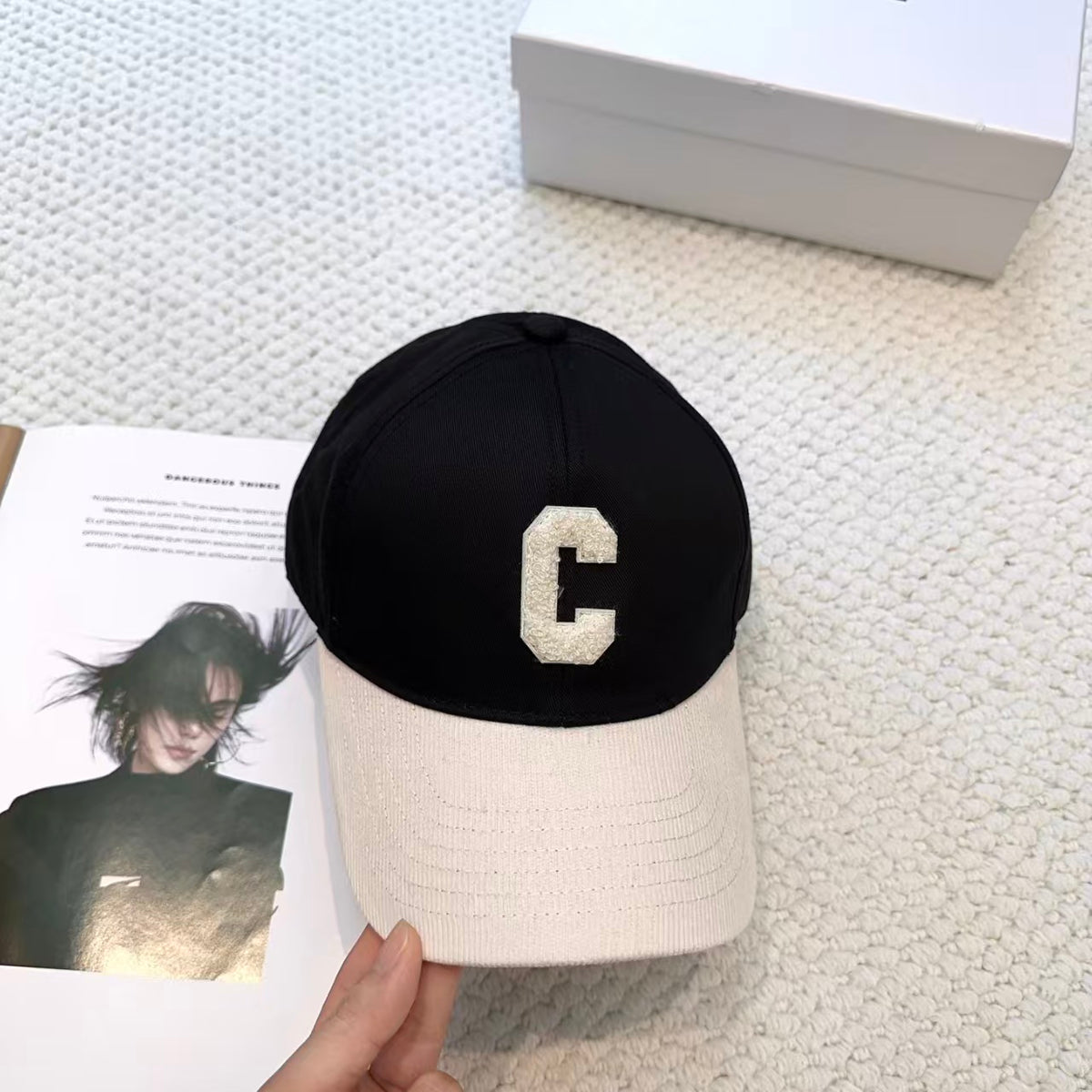 New letter baseball cap