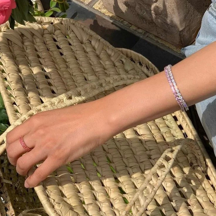 💎  Diamond lined small bracelet