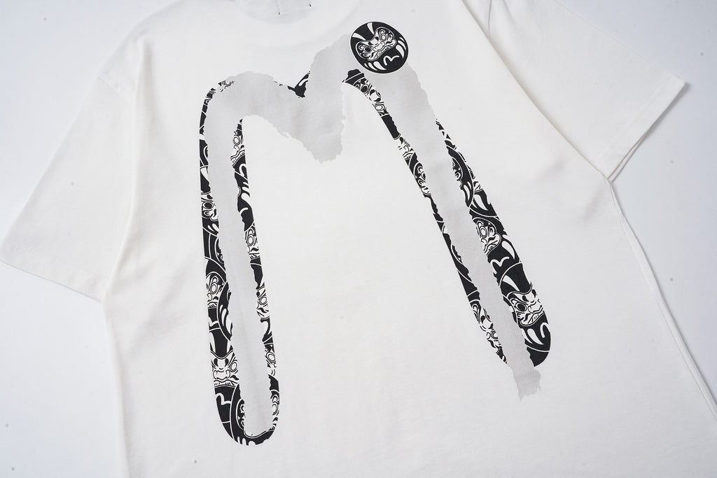 New letter printed casual loose round neck short sleeved T-shirt