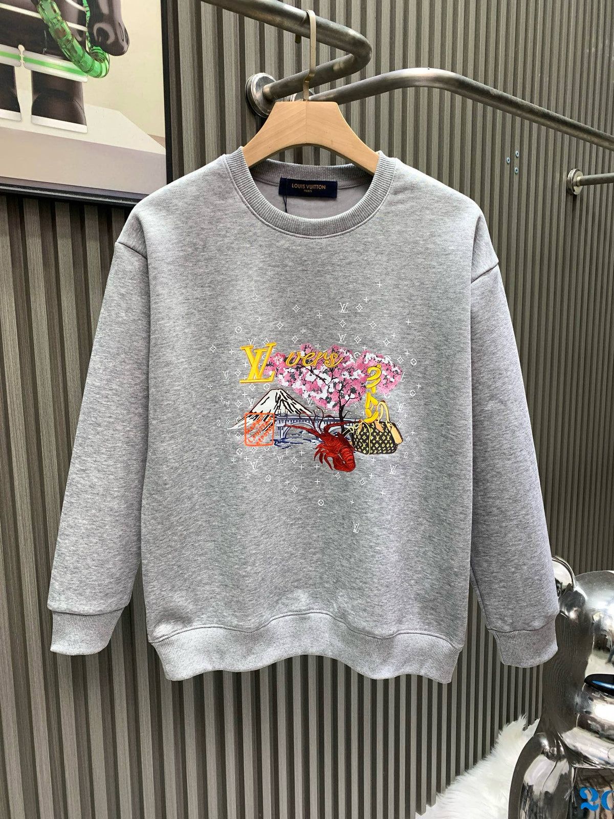 New Year printed hoodie