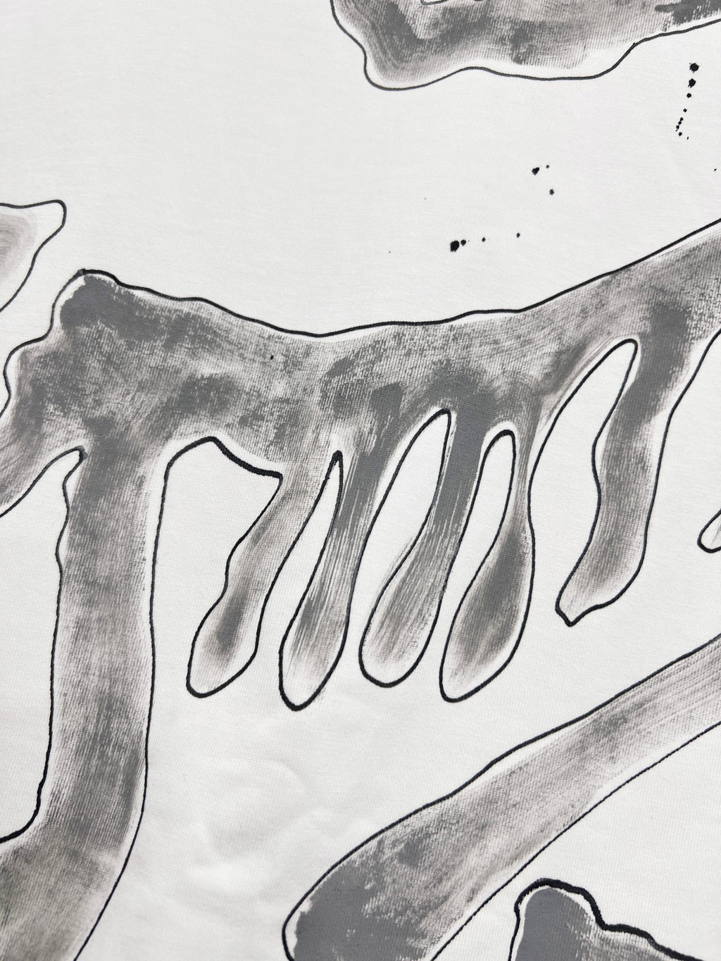 Loose hand drawn T-shirt -8
