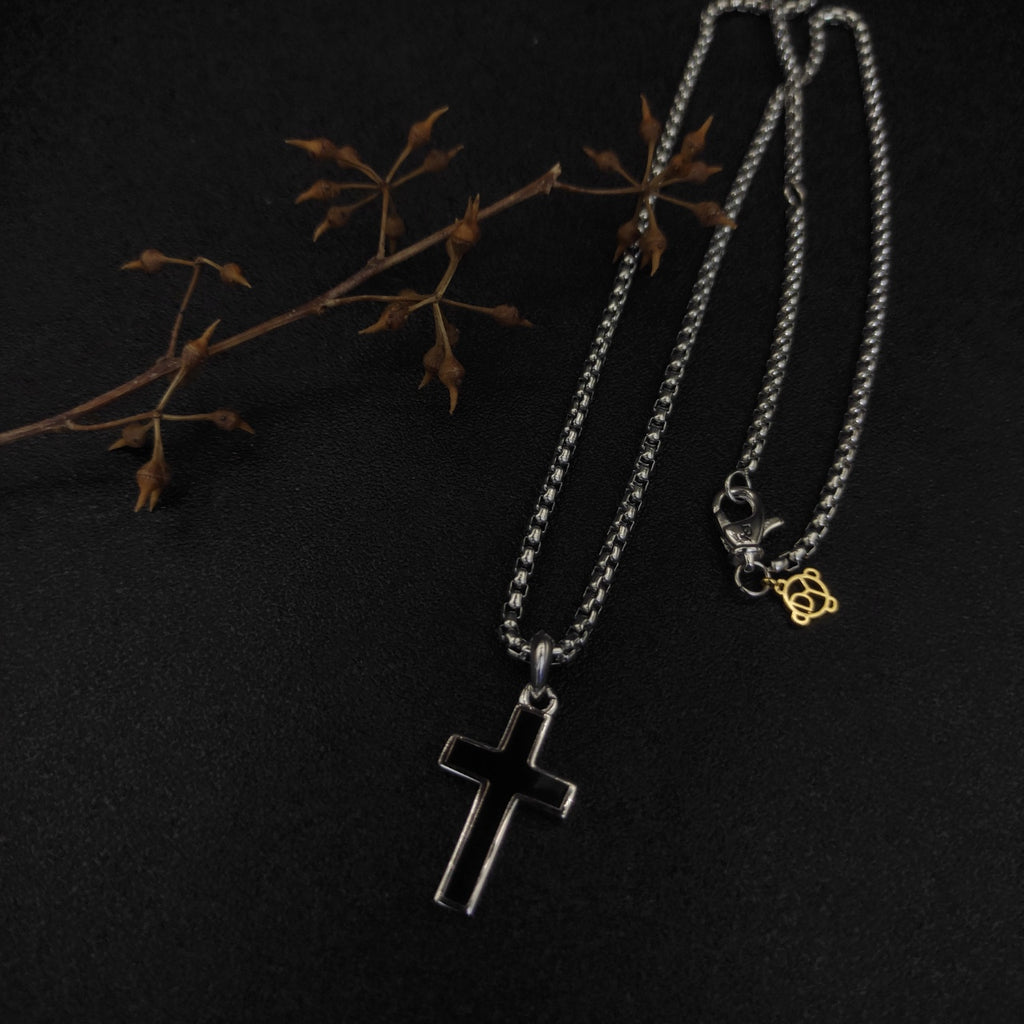 Black Cross Necklace