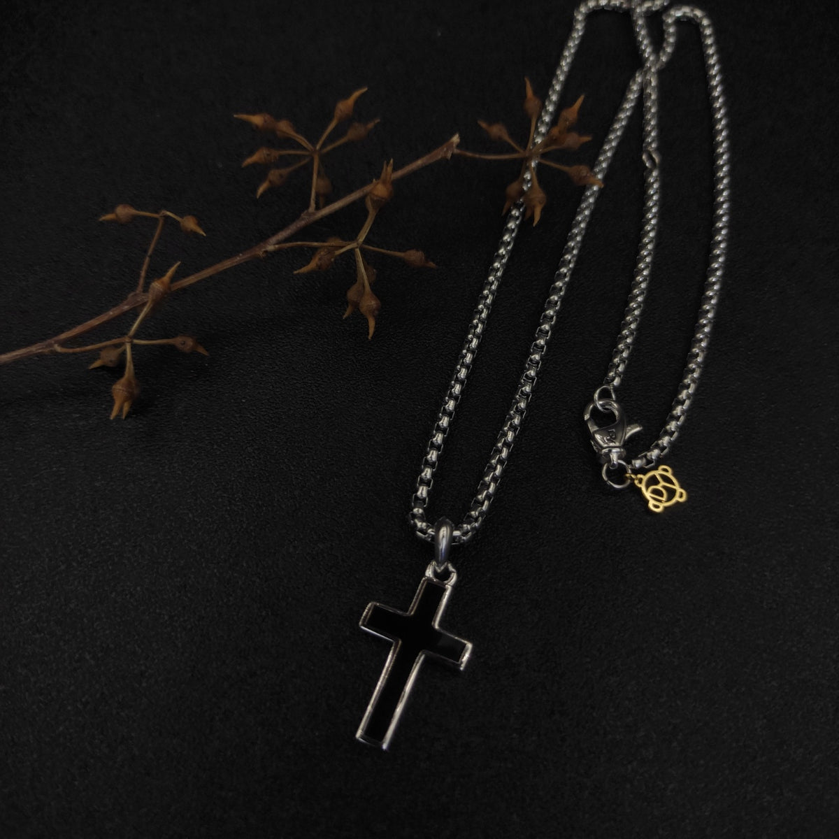 Black Cross Necklace