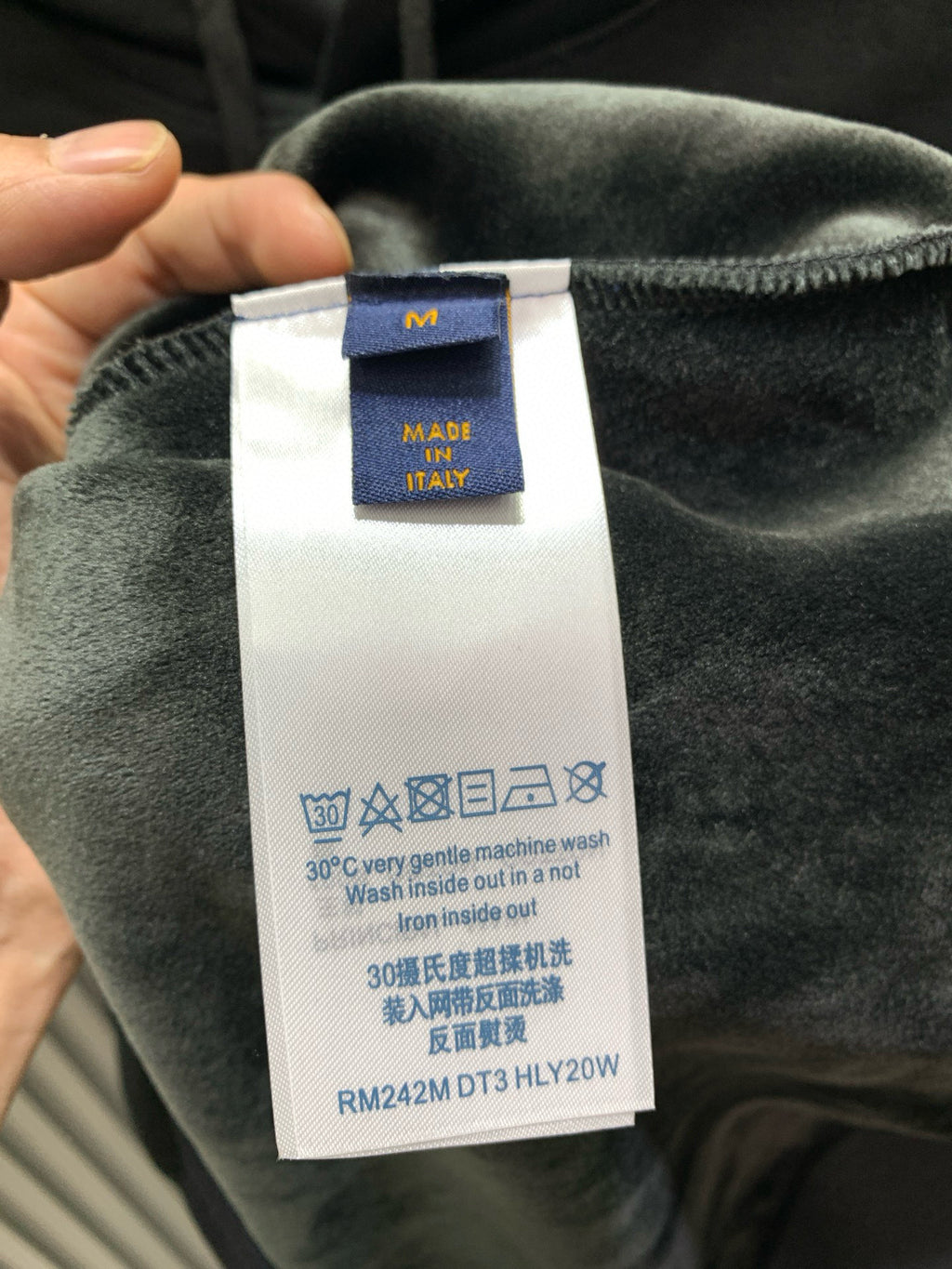 Double stranded cotton hoodie