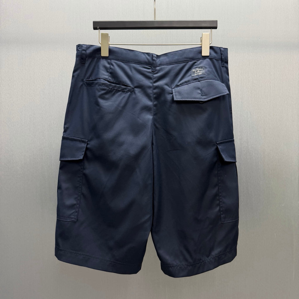 Old flower three-dimensional pocket workwear shorts