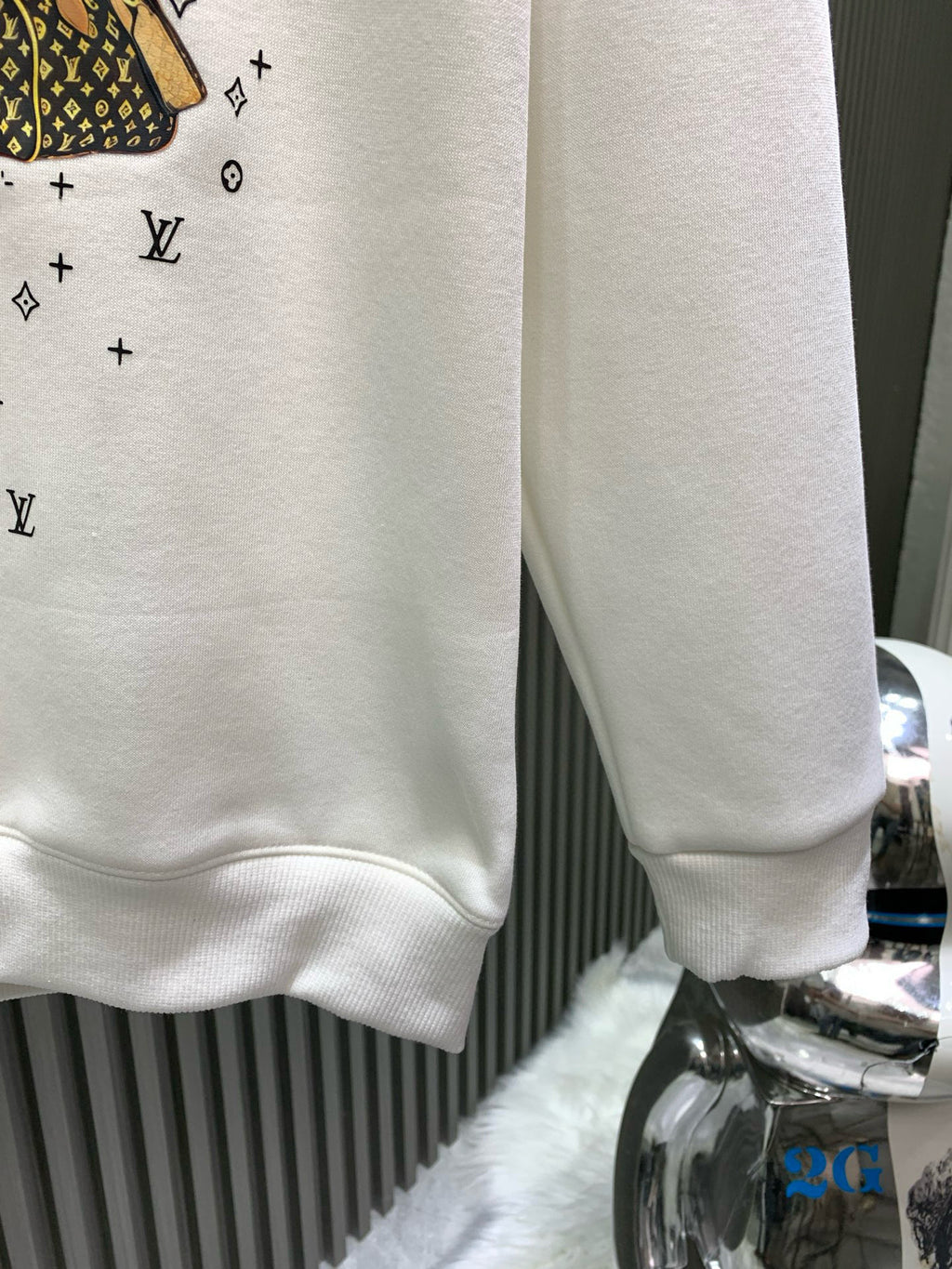 New Year printed hoodie