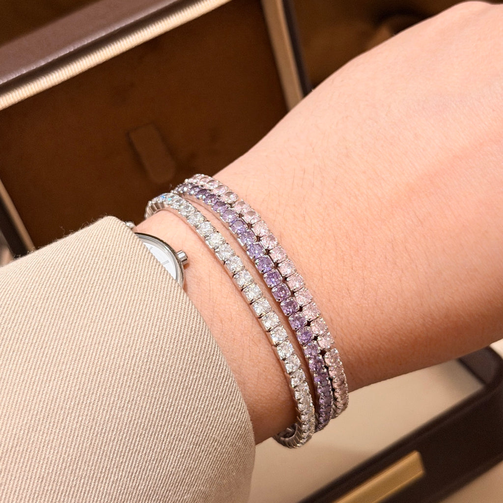 💎  Diamond lined small bracelet