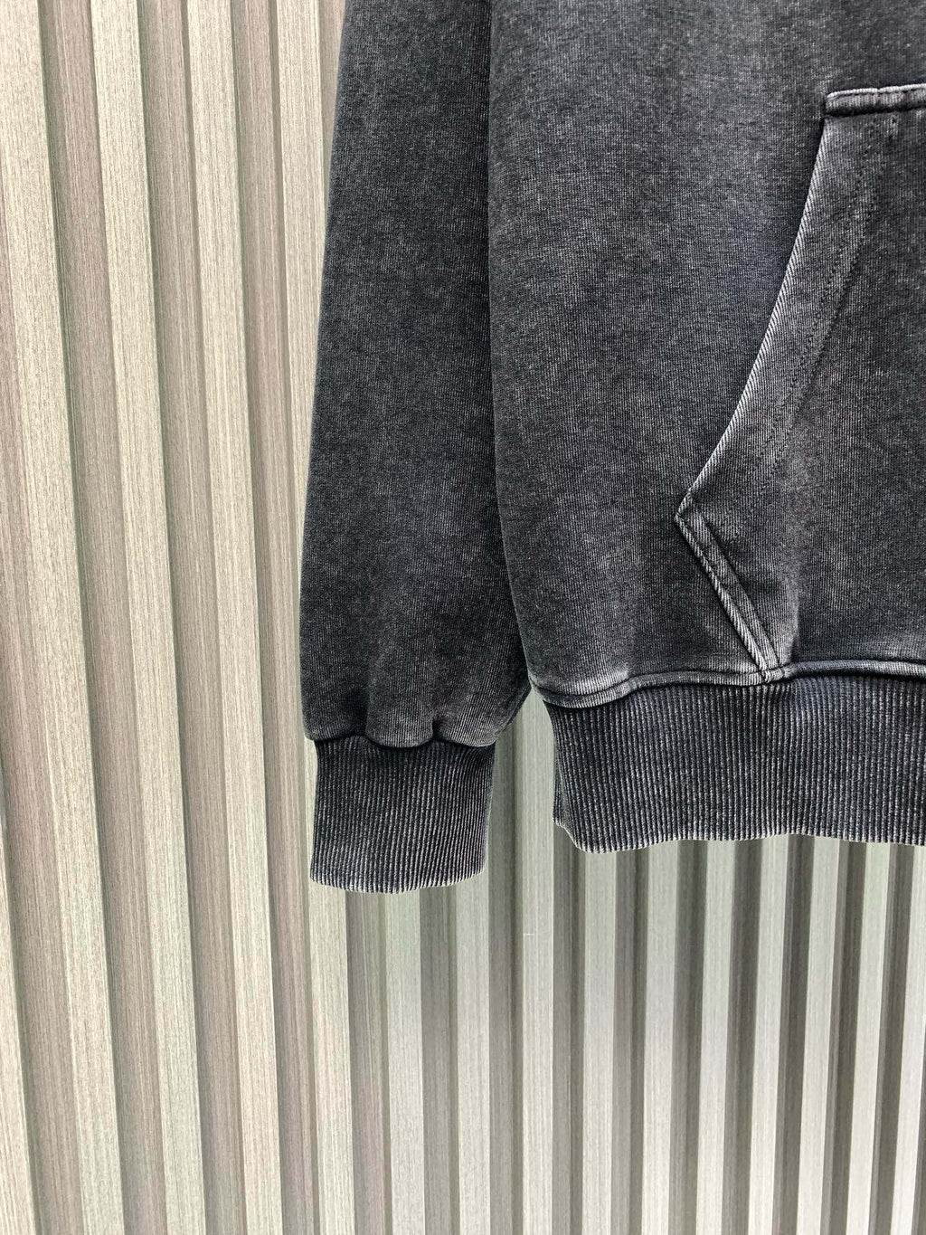 New autumn and winter vintage washed hooded sweatshirt
