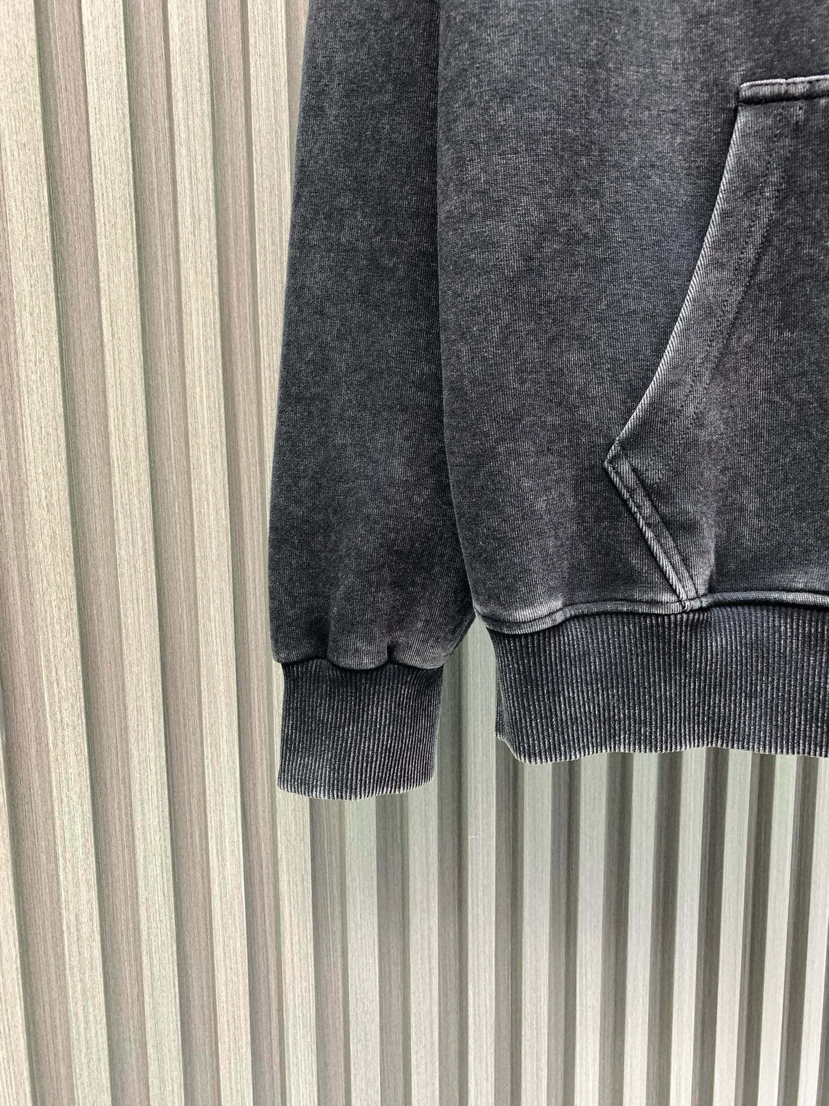 New autumn and winter vintage washed hooded sweatshirt