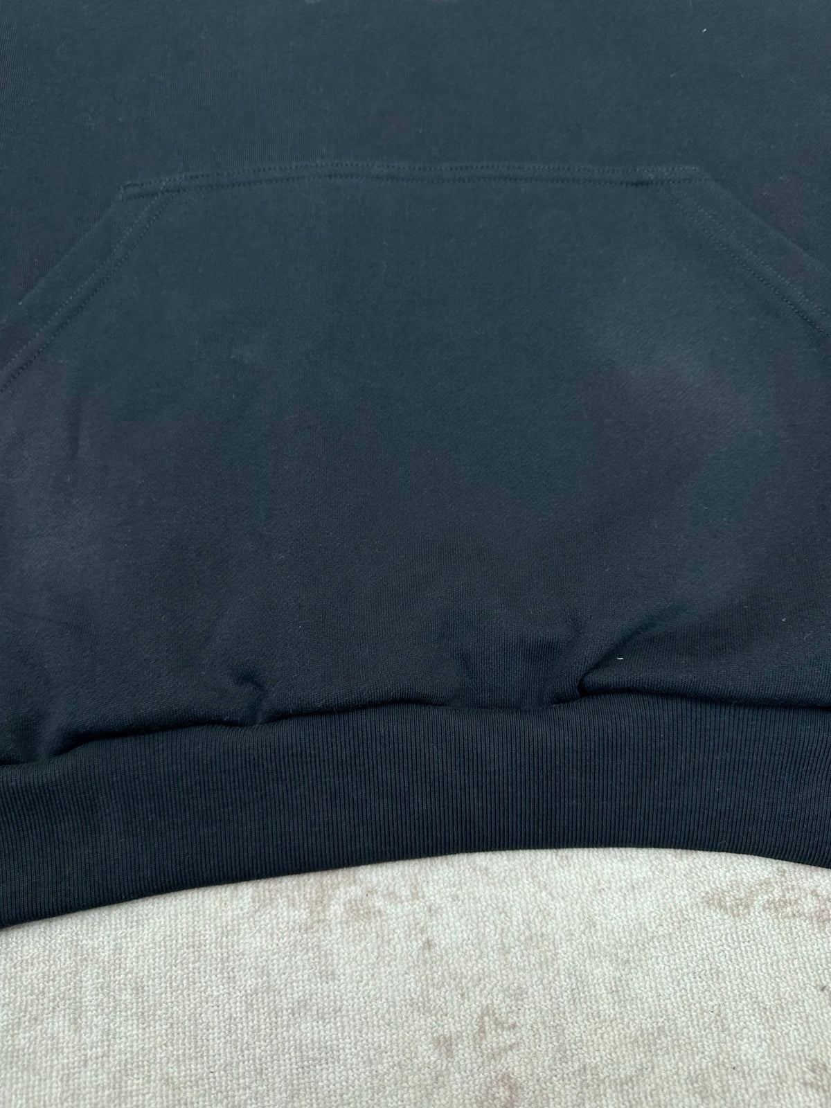 Embroidered Hoodie with Falling Shoulders