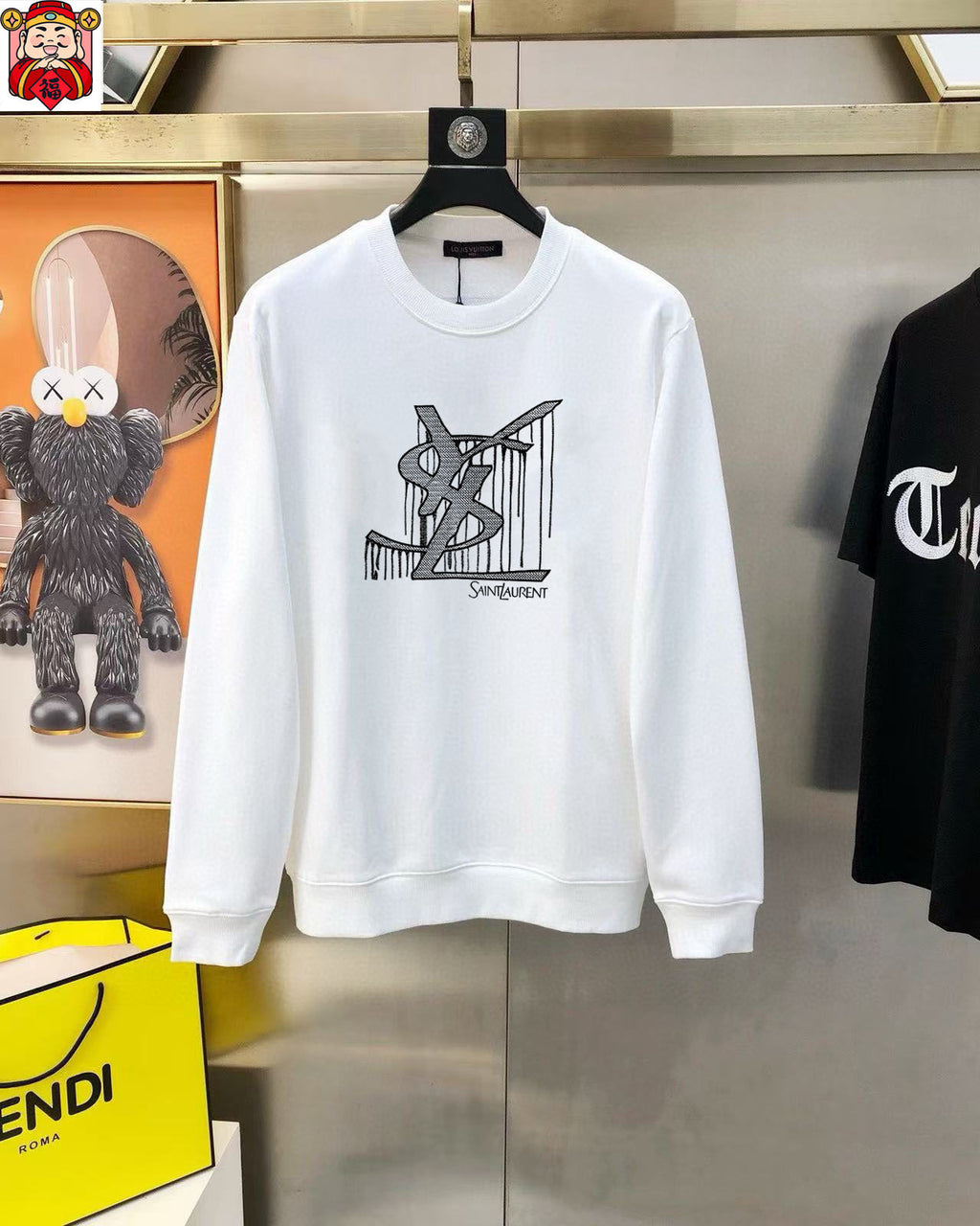 Early spring latest long sleeved round neck sweatshirt 19