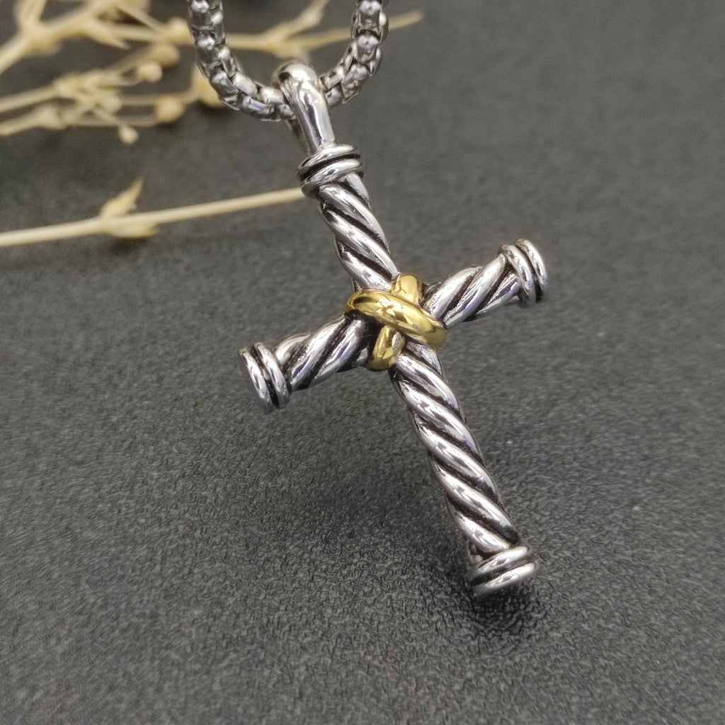 Colored Cross Necklace