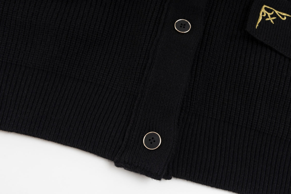 New embroidered logo wool knitted sweater sweater