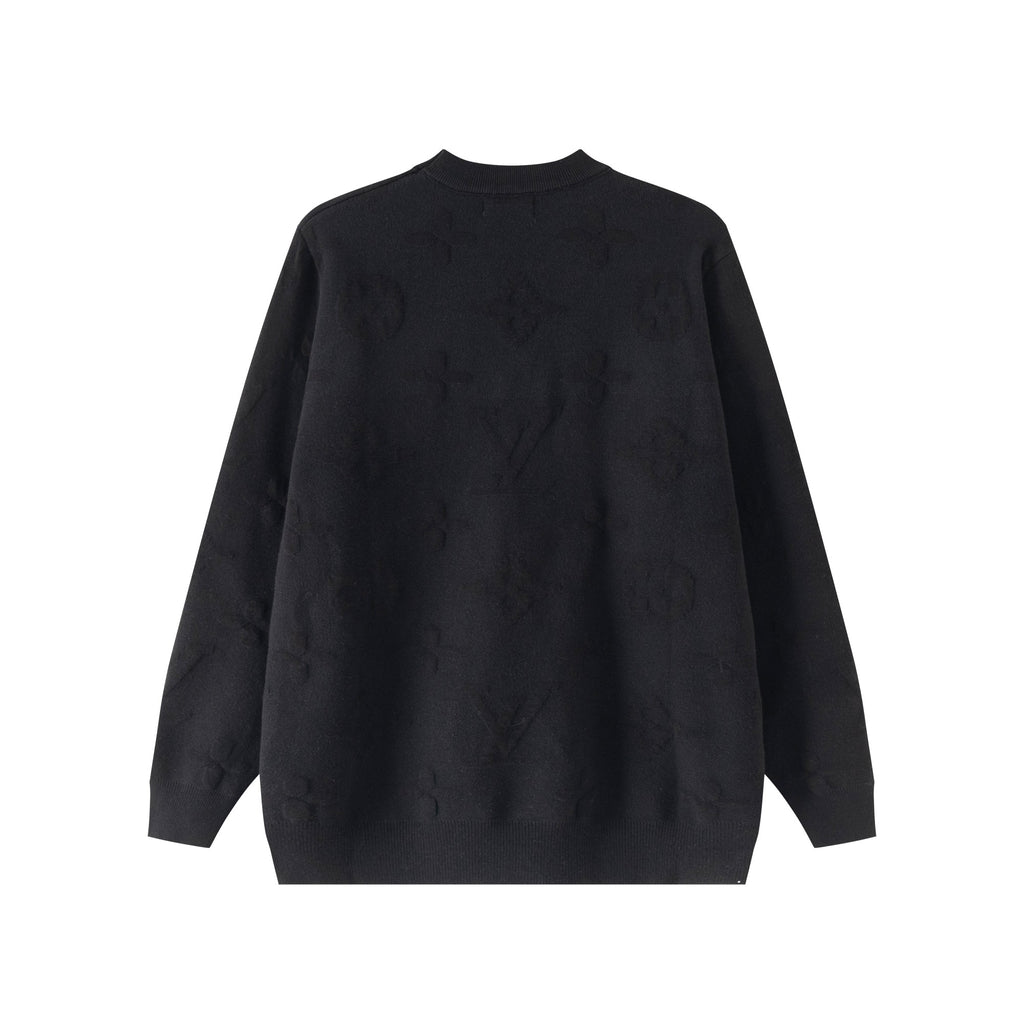 New jacquard wool knitted sweater sweater