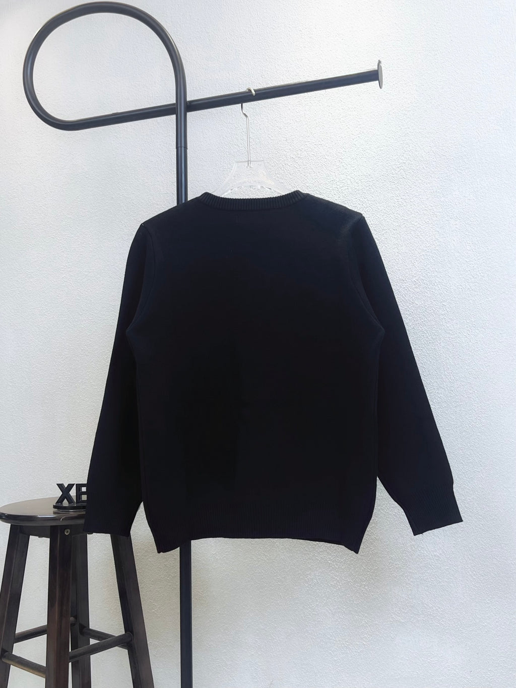 Classic letter logo round neck knitted sweater
