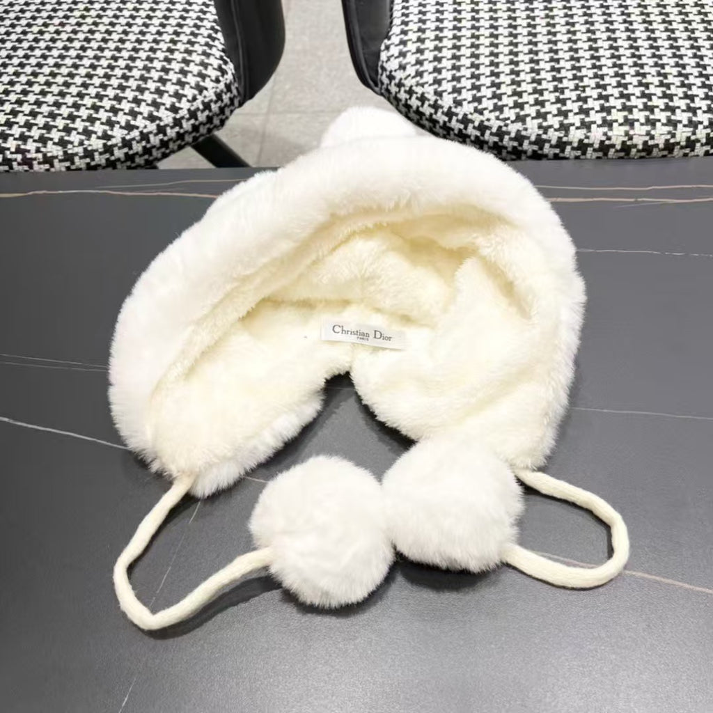 Ear protection knitted hat