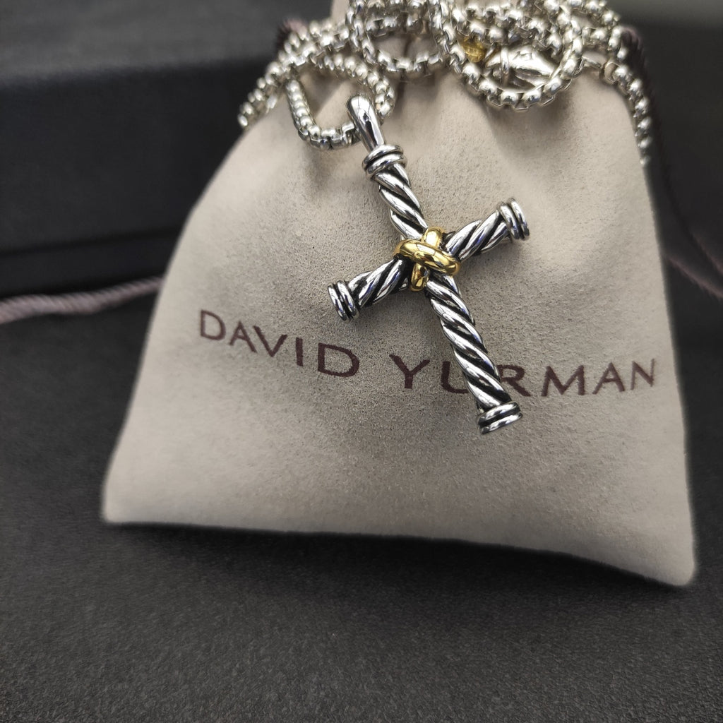 Colored Cross Necklace