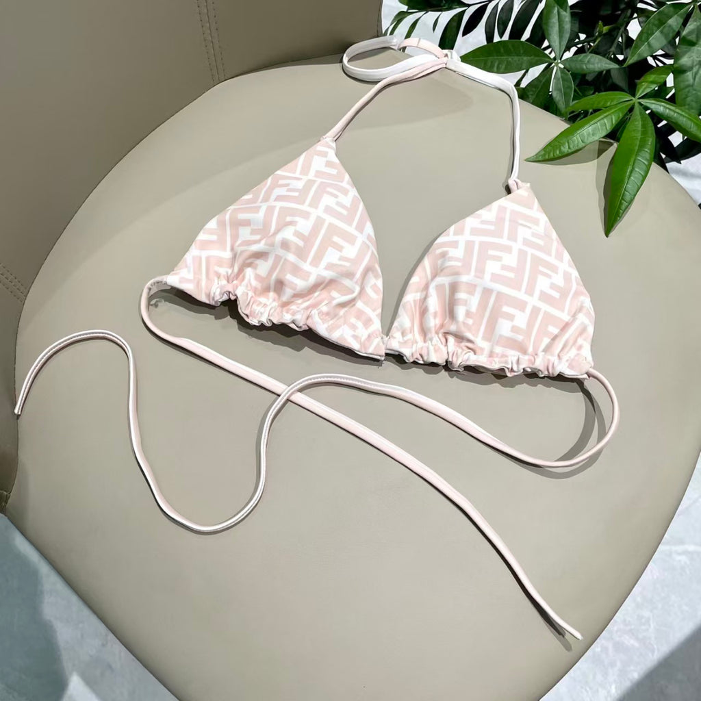 New printed split swimsuit
