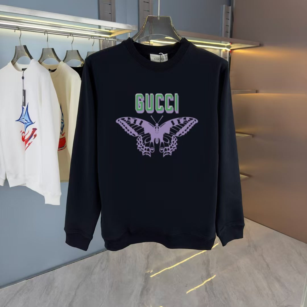 Hot selling round neck printed hoodie