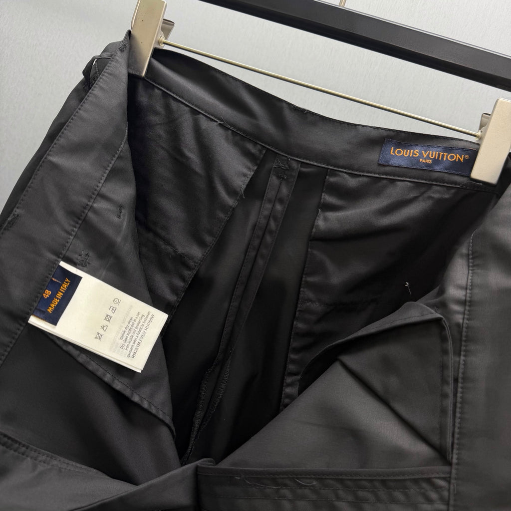 Old flower three-dimensional pocket workwear shorts