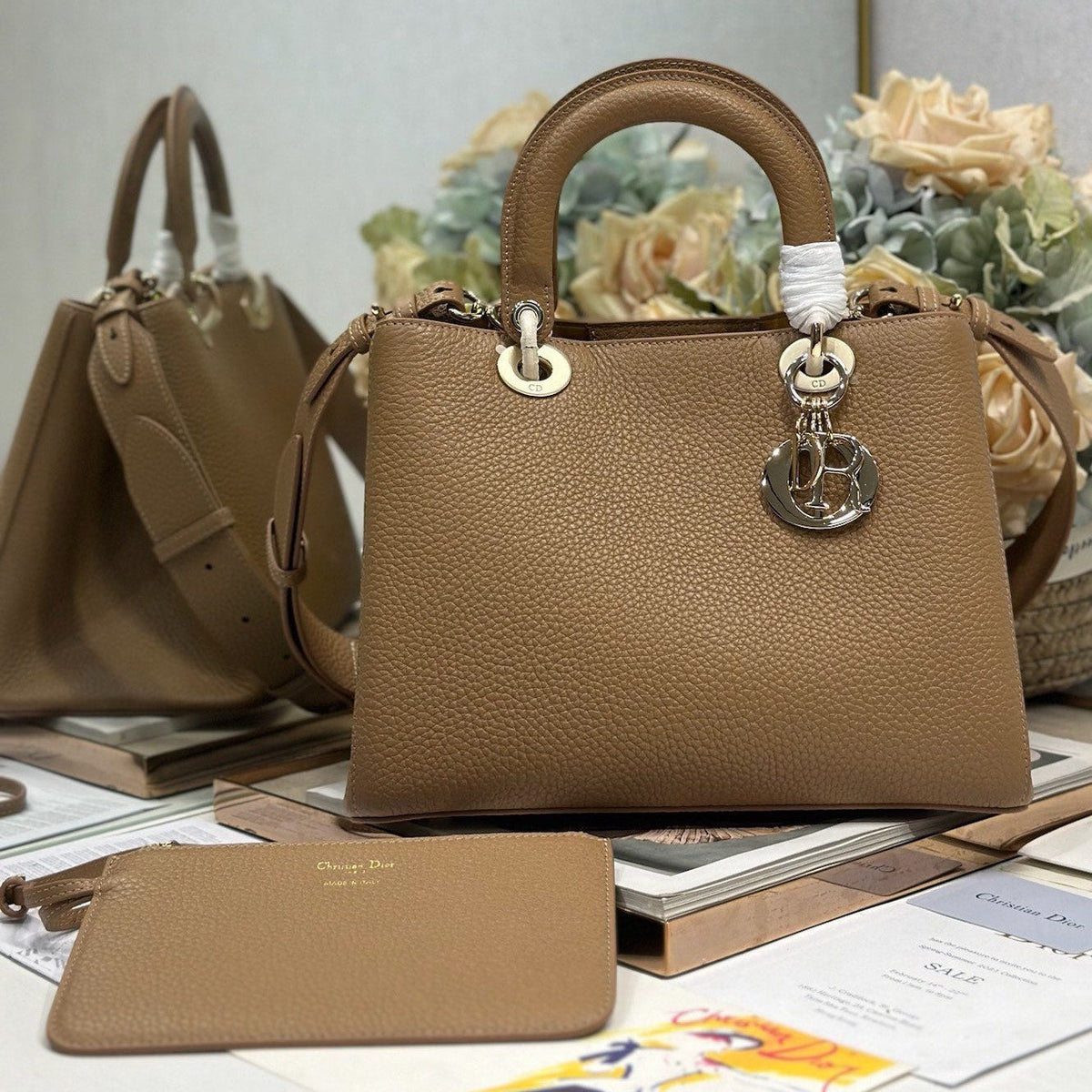 2026 Toujours Bag Embossed Calfskin 288175