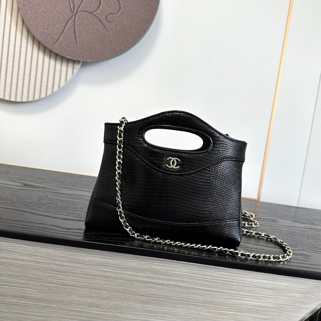 2026 Lizard-Embossed Nano 31 Bag 20.5cm Calfskin