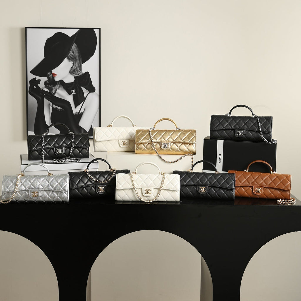2026 Classic Top Handle Bag 25cm Calfskin