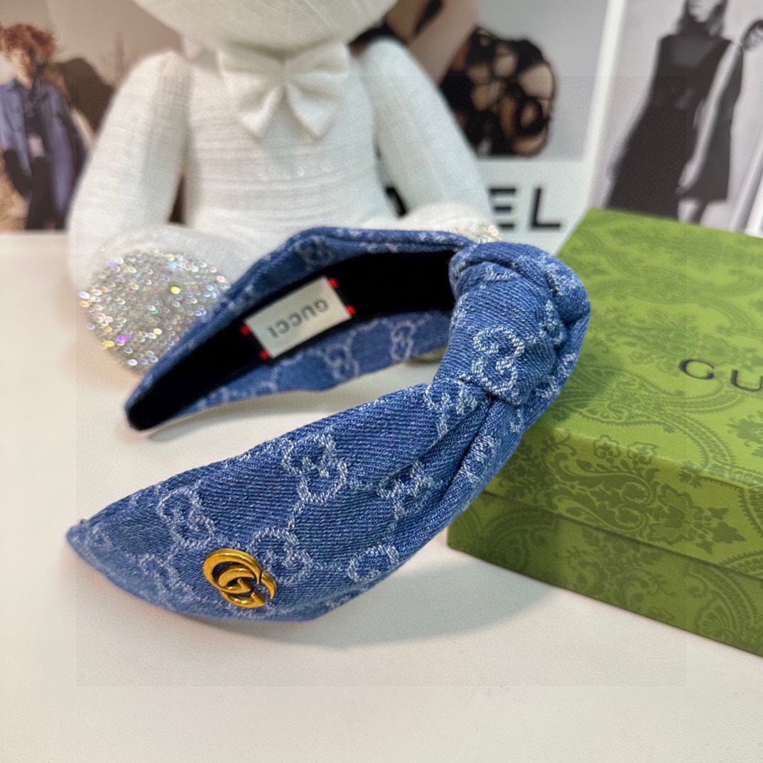 DENIM HEADBAND ROYAL BLUE 432814