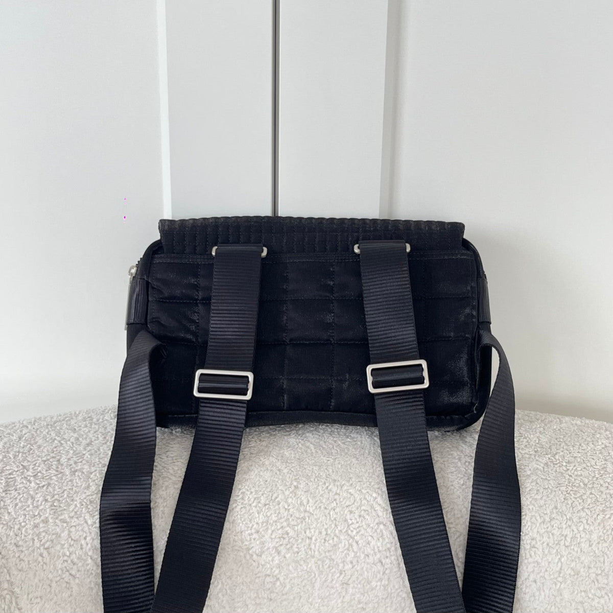2026 Backpack 28cm Black Fabric