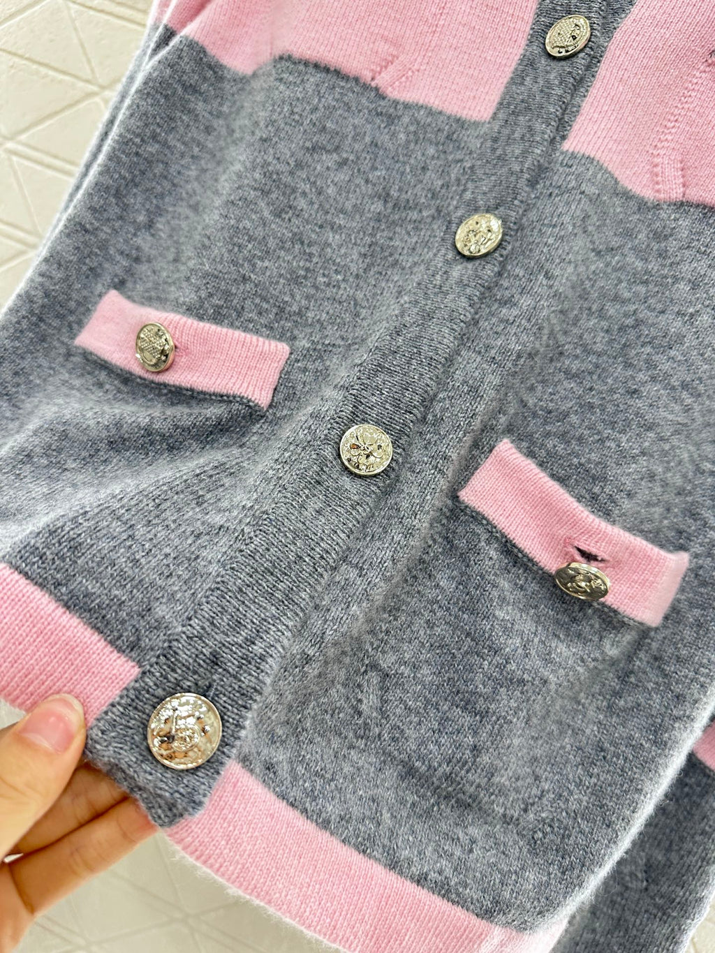 25 Knit Cardigan and Skirt Set