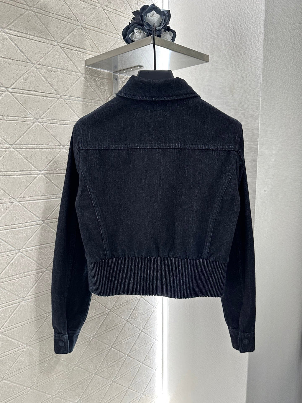 25 Retro Denim Jacket and Pants Set