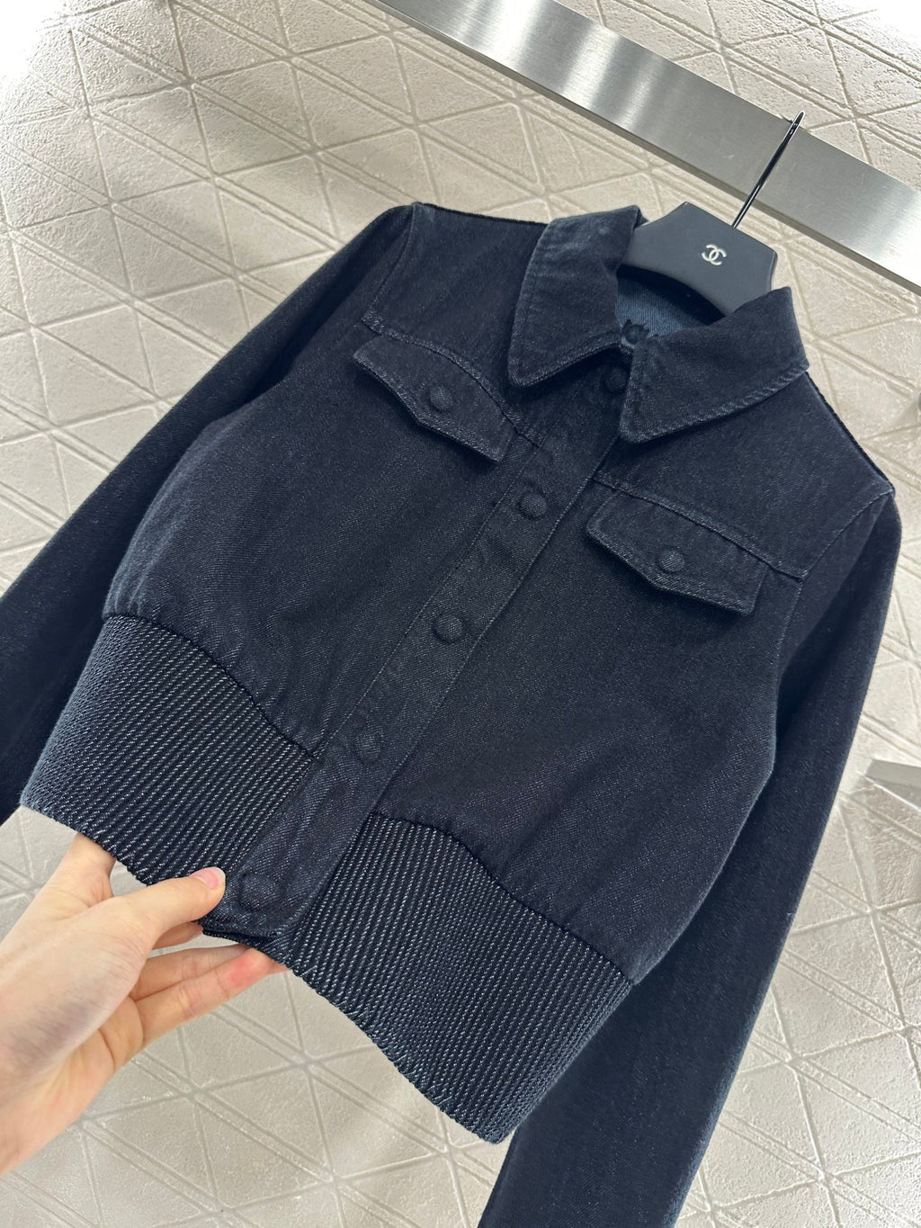 25 Retro Denim Jacket and Pants Set