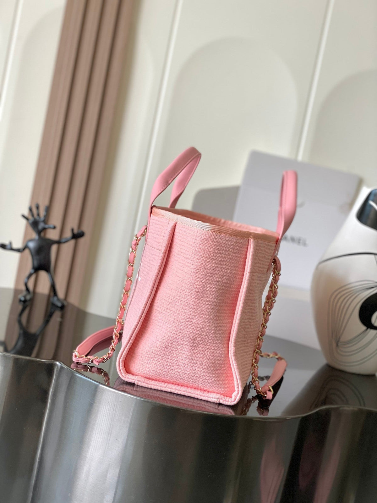 2026 Deauville Bag Pink Canvas