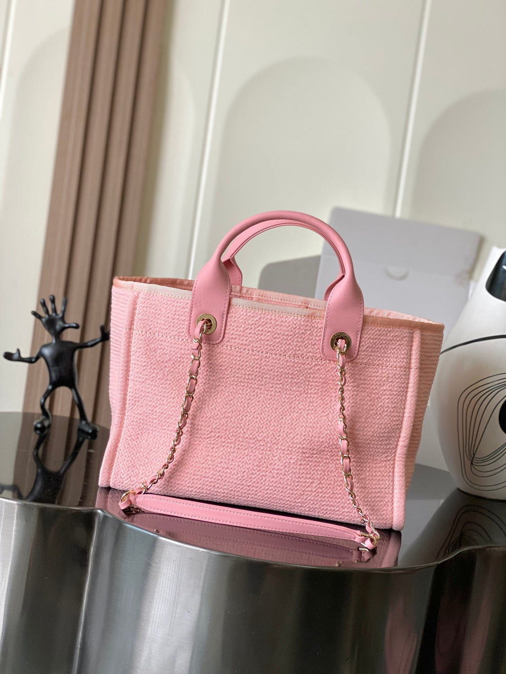 2026 Deauville Bag Pink Canvas