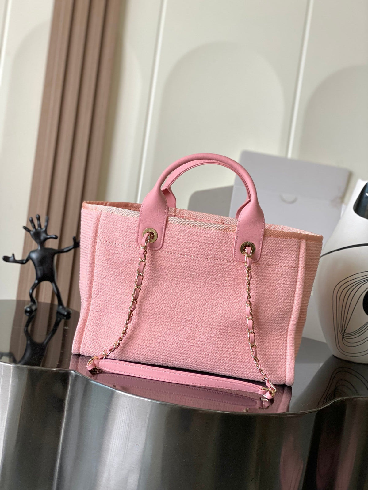 2026 Deauville Bag Pink Canvas