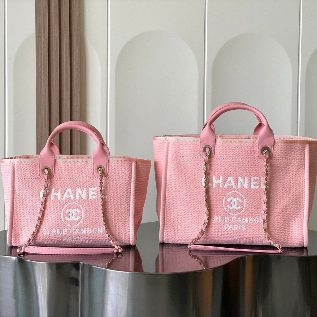 2026 Deauville Bag Pink Canvas