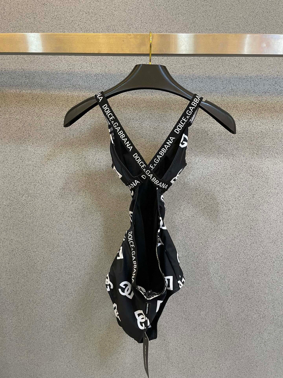 25 New Letters Print One-piece Swimsuit