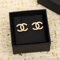 OIL DRIPPING DOUBLE C EARRINGS