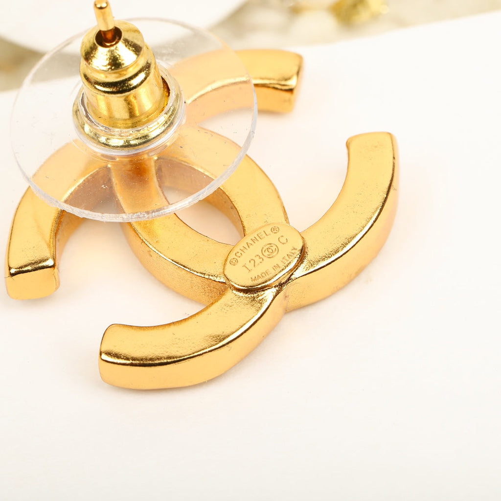 OIL DRIPPING DOUBLE C EARRINGS