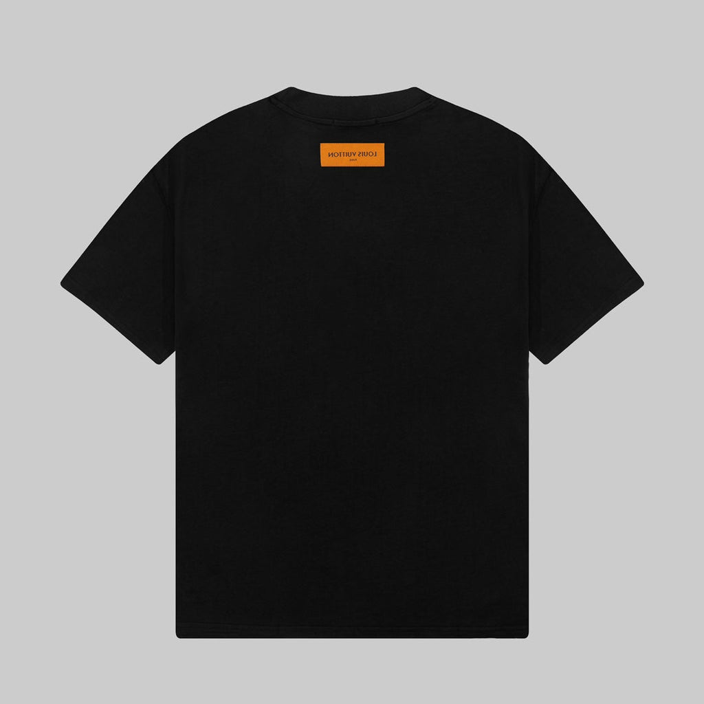 Three Jacquards Print T-shirt