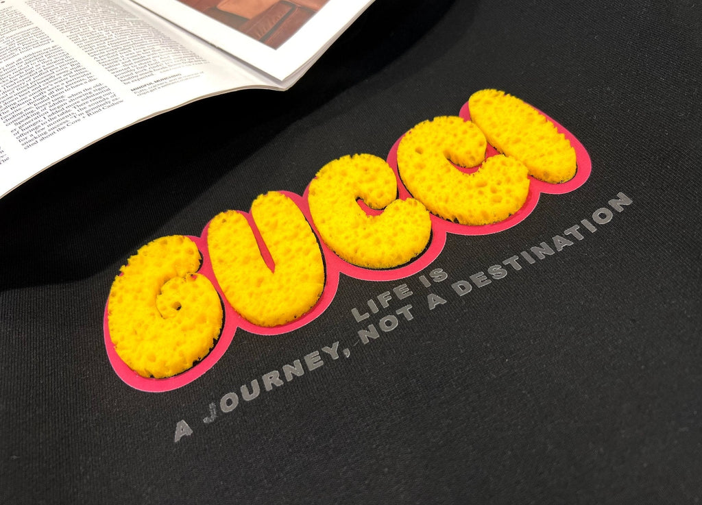 Flocking Letters Hoodie