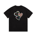 Stitching Print T Shirt